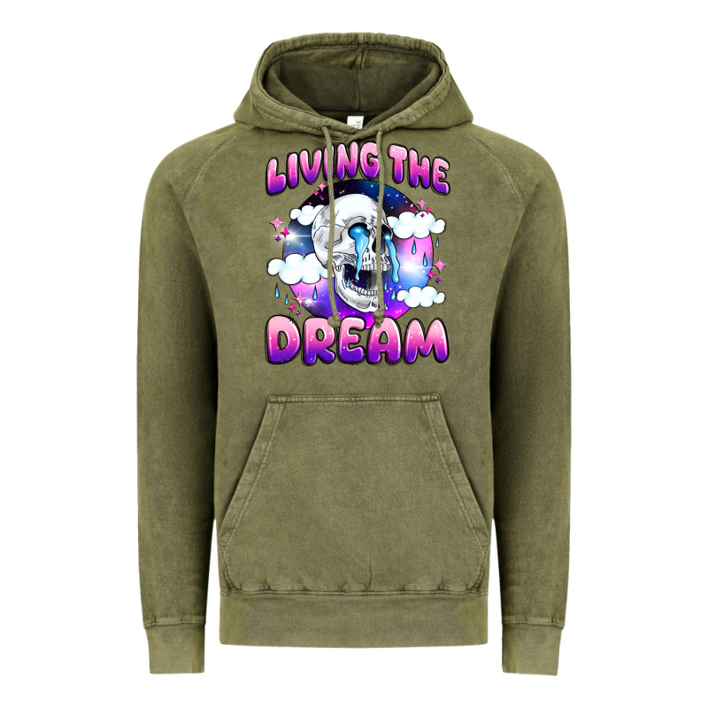 Living The Dream Vintage Hoodie by JahusDesignShop | Teevron