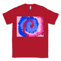Red tie dye background colourful leopard 3200x2400 Classic Tee - AdoDesignShop