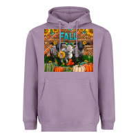 Lavender Fall Baby Lambs Heavyweight Hoodie - LillyAllenDesigns