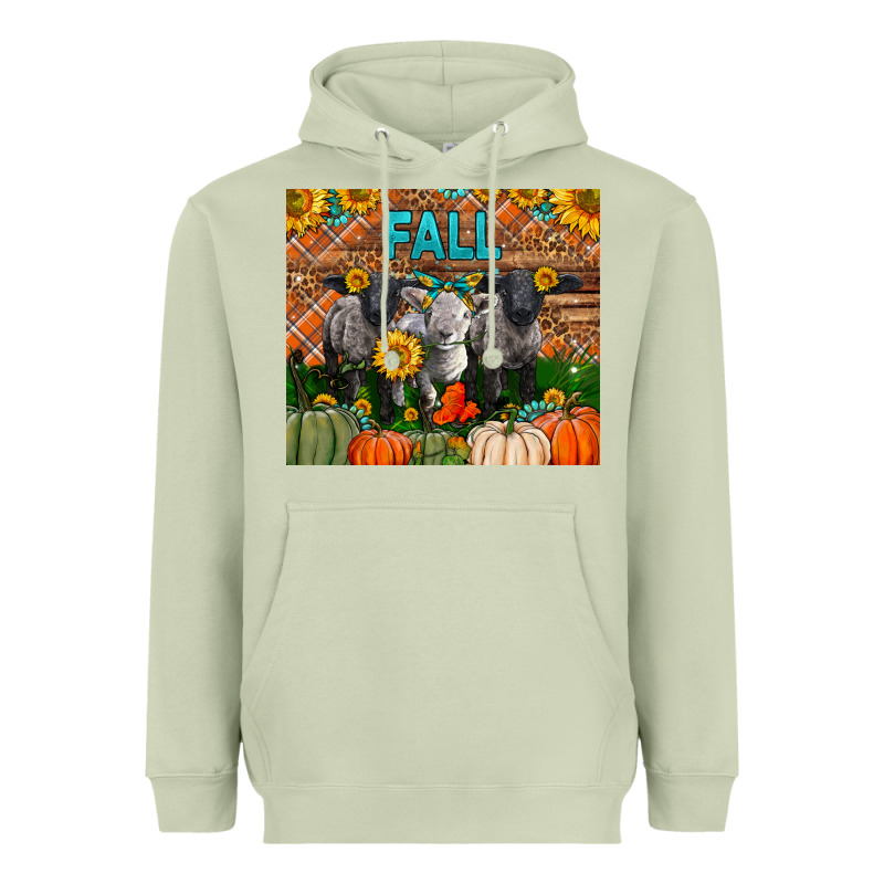 Fall Baby Lambs Heavyweight Hoodie by LillyAllenDesigns | Teevron
