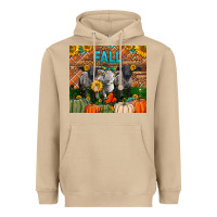 Mushroom Fall Baby Lambs Heavyweight Hoodie - LillyAllenDesigns