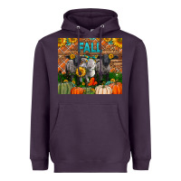 Plum Fall Baby Lambs Heavyweight Hoodie - LillyAllenDesigns
