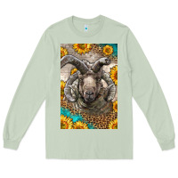 Matcha Western Navajo Churro Sheep Long Sleeve Tee - LillyAllenDesigns