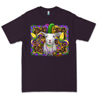 Plum mardi gras baby sheep king cake fleur de lis Premium Tee - RanaPortraitStore