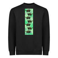 Black dinosaur ankylosaurus pen wrap Heavyweight Sweatshirt - Artiststas