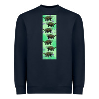 Navy dinosaur ankylosaurus pen wrap Heavyweight Sweatshirt - Artiststas