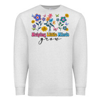 Oatmeal Heather helping little minds grow Premium Sweatshirt - Artiststas