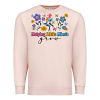 Pale Pink helping little minds grow Premium Sweatshirt - Artiststas