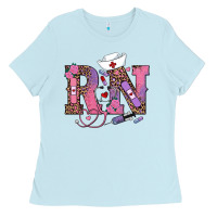 Baby Blue valentines day rn registered nurse Ladies Tee - RanaPortraitStore