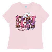 Bubblegum Pink valentines day rn registered nurse Ladies Tee - RanaPortraitStore