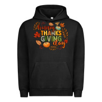 Pigment Black happy thanksgiving day Urban Hoodie - CowGirlArtShop