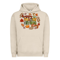 Pigment French Oak happy thanksgiving day Urban Hoodie - CowGirlArtShop