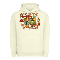 Pigment Pistachio happy thanksgiving day Urban Hoodie - CowGirlArtShop