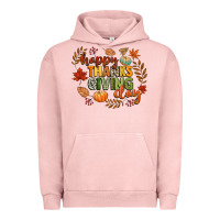 Pigment Salmon happy thanksgiving day Urban Hoodie - CowGirlArtShop