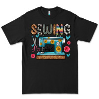 Black sewing life Premium Tee - Zillion Design Studio