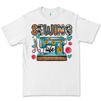 White sewing life Premium Tee - Zillion Design Studio