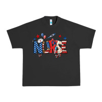 Pigment Black american nurse Urban Heavy Tee - BundleAndBundleShop