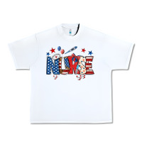 White american nurse Urban Heavy Tee - BundleAndBundleShop