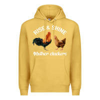 Antique Gold Rise and Shine Mother Cluckers Premium Hoodie - Bettercallsaul
