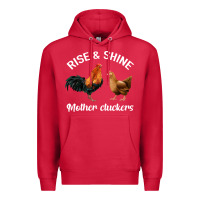 Cardinal Rise and Shine Mother Cluckers Premium Hoodie - Bettercallsaul