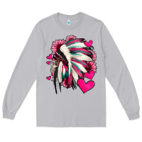 Moon Dust indian headdress with hearts valentine's day Long Sleeve Tee - Jasminsmagicworld