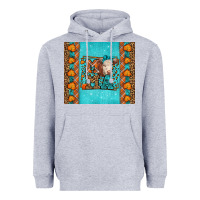 Heather Grey Western Fall Cow Mama Heavyweight Hoodie - LillyAllenDesigns