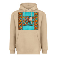 Mushroom Western Fall Cow Mama Heavyweight Hoodie - LillyAllenDesigns