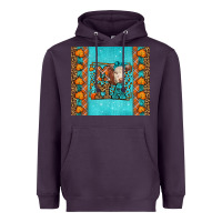 Plum Western Fall Cow Mama Heavyweight Hoodie - LillyAllenDesigns