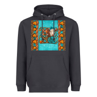 Smoke Western Fall Cow Mama Heavyweight Hoodie - LillyAllenDesigns