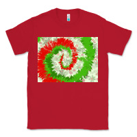 Red tie dye background christmas 3200x2400 Classic Tee - AdoDesignShop