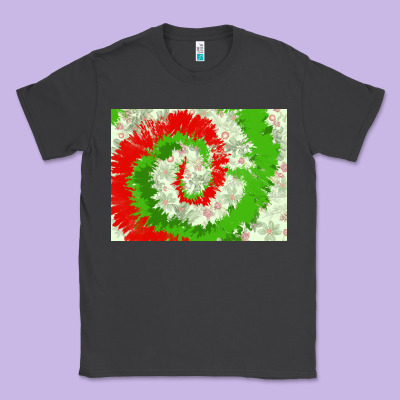 Tie Dye Background Christmas 3200x2400 Classic Tee Designed By Adodesignshop