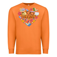 Carrot teacher heart Premium Sweatshirt - Artiststas