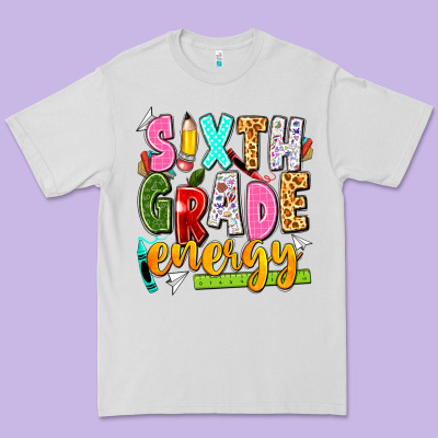 Sixth Grade Energy Premium Tee Designed By Texasbilliewilder