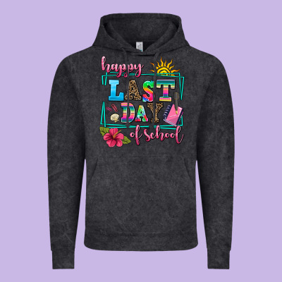Happy Last Day Of School Vintage Hoodie Designed By Adodesignshop