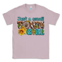 Lilac just a small town girl with sunflowers and money Classic Tee - AdoDesignShop