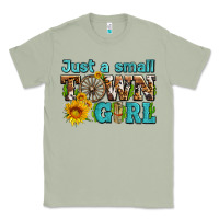 Matcha just a small town girl with sunflowers and money Classic Tee - AdoDesignShop