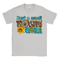 Moon Dust just a small town girl with sunflowers and money Classic Tee - AdoDesignShop
