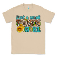 Mushroom just a small town girl with sunflowers and money Classic Tee - AdoDesignShop