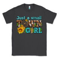 Smoke just a small town girl with sunflowers and money Classic Tee - AdoDesignShop