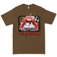 Cacao merry christmas truck snowman Premium Tee - BarkalooDesign