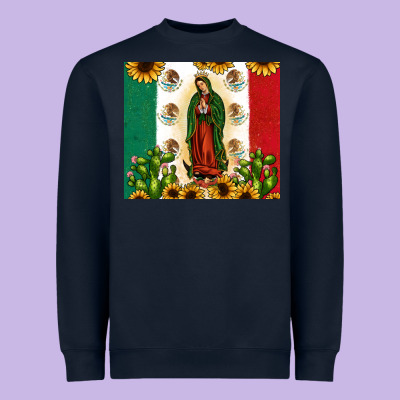 Our Lady Of Guadalupe Heavyweight Sweatshirt Designed By Jahusdesignshop