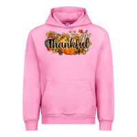 Fuchsia Pink thankful Urban Hoodie - CowGirlArtShop