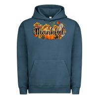 Pigment Midnight Navy thankful Urban Hoodie - CowGirlArtShop