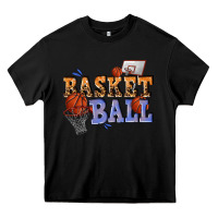 Black basketball Heavy Core Tee - texasbilliewilder