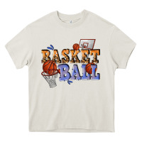 Cream basketball Heavy Core Tee - texasbilliewilder
