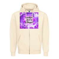 Sandshell thankful greatful blessed Zipper Hoodie - NancyCooperArtShop