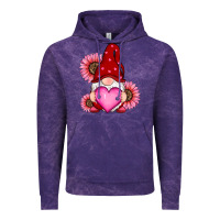 Cloud Purple valentines day with sunflowers gnomes Vintage Hoodie - RanaPortraitStore