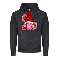 Vintage Black valentines day with sunflowers gnomes Vintage Hoodie - RanaPortraitStore