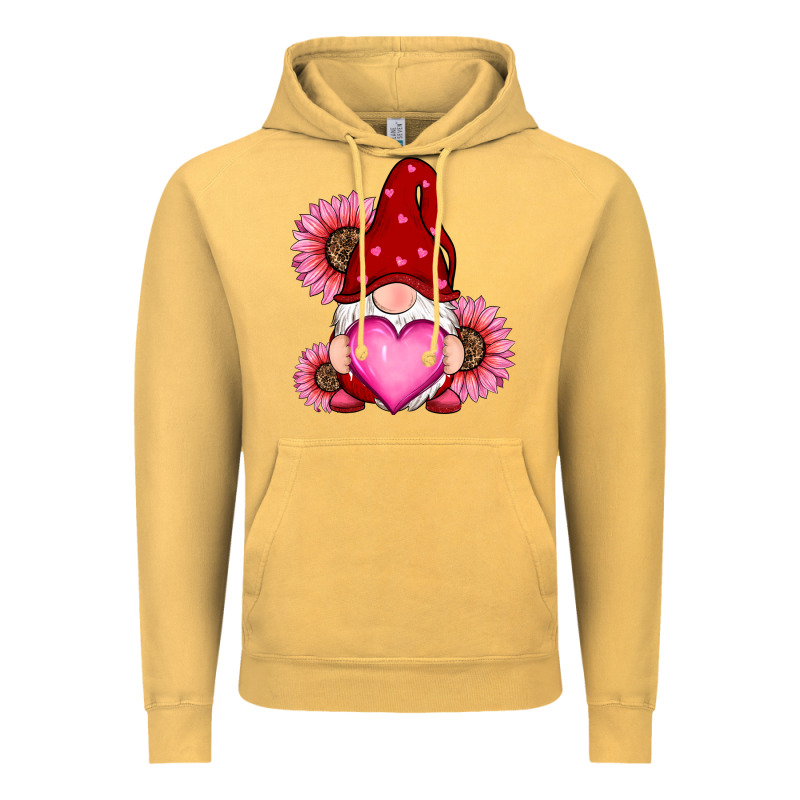 Valentines Day With Sunflowers Gnomes Vintage Hoodie by RanaPortraitStore | Teevron