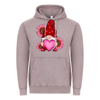 Vintage Zinc valentines day with sunflowers gnomes Vintage Hoodie - RanaPortraitStore